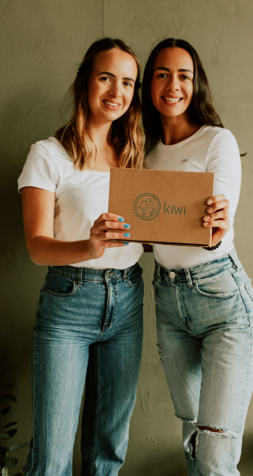 sisters with the kiwi eco box